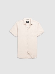 Rodd & Gunn Natural Palm Beach Sports Fit Shirt - Image 4 of 5