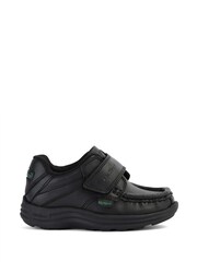 Kickers Black Infant Vegan Reasan Strap Trainers - Image 1 of 10