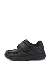 Kickers Black Infant Vegan Reasan Strap Trainers - Image 2 of 10