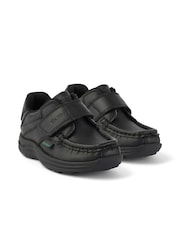 Kickers Black Infant Vegan Reasan Strap Trainers - Image 3 of 10