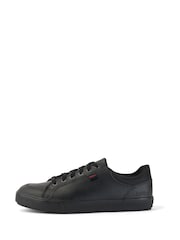 Kickers Black Tovni Lo Padded Leather Trainers - Image 1 of 8