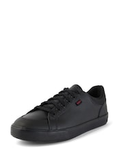 Kickers Black Tovni Lo Padded Leather Trainers - Image 2 of 8