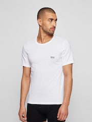 BOSS Black/White/Tan T-Shirts 3 Pack - Image 2 of 5