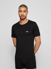 BOSS Black/White/Tan T-Shirts 3 Pack - Image 4 of 5