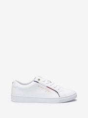 Tommy Hilfiger White Signature Trainers - Image 1 of 8