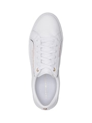 Tommy Hilfiger White Signature Trainers - Image 4 of 8