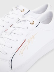 Tommy Hilfiger White Signature Trainers - Image 7 of 8