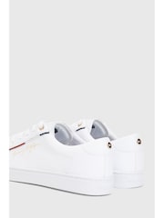 Tommy Hilfiger White Signature Trainers - Image 8 of 8