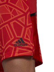 adidas Red Condivo 22 Adult Goalkeeper Shorts - Image 4 of 6