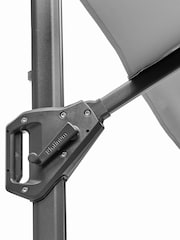 Pacific Light Grey Garden Voyager T1 3 x 2m Oblong Parasol - Image 6 of 6
