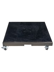 Pacific Black Garden Modena Polished Black Granite 90KG Wheeled Parasol - Image 1 of 4