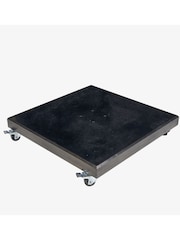 Pacific Black Garden Modena Polished Black Granite 90KG Wheeled Parasol - Image 2 of 4