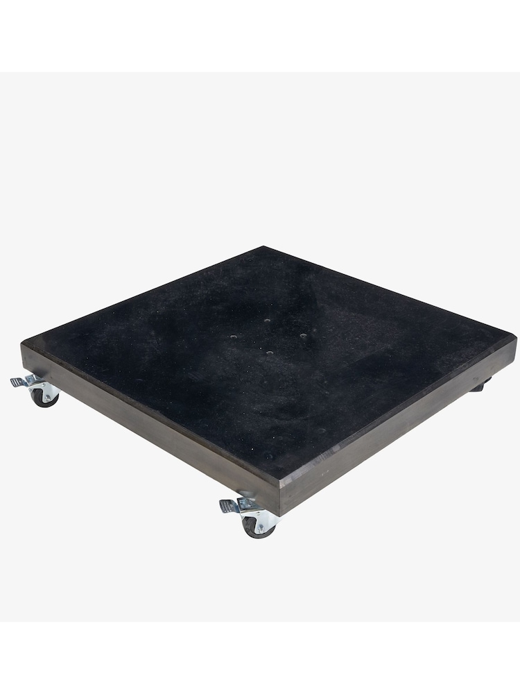 Pacific Black Garden Modena Polished Black Granite 90KG Wheeled Parasol - Image 2 of 4