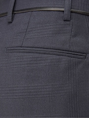 Azul - Pantalones de traje a medida con diseño a cuadros Newman de Skopes - Imagen 4 de 4