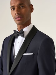 Skopes Blue Tailored Fit Newman Check Suit: Jacket - Image 1 of 6