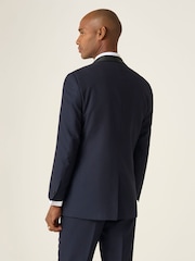 Skopes Blue Tailored Fit Newman Check Suit: Jacket - Image 4 of 6