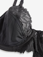 Black/Black Non Pad Full Cup Bras 2 Pack - Image 3 of 7