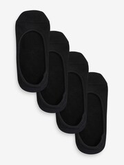 Black Cushion Sole Footsies 4 Pack - Image 1 of 2