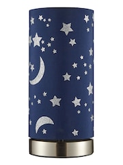 glow Blue Moon And Star Foil Table Lamp - Image 4 of 5