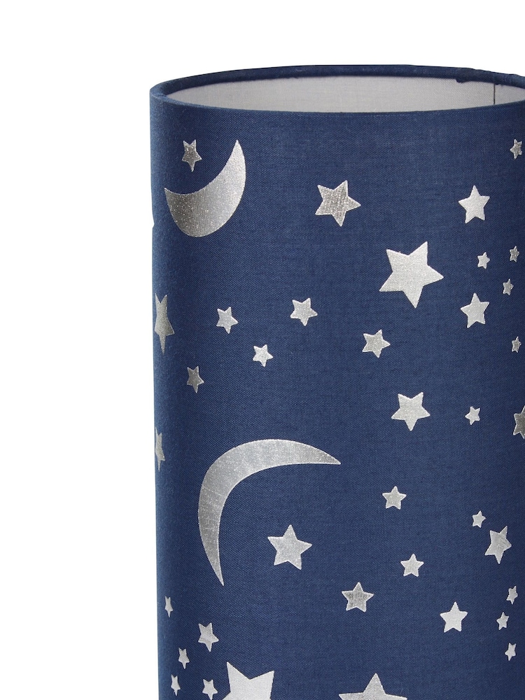 glow Blue Moon And Star Foil Table Lamp - Image 5 of 5