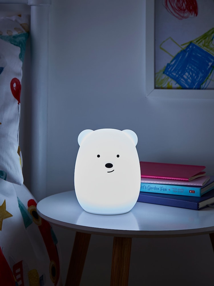 glow White Bear Rechargeable Wireless Night Light - Image 1 of 7