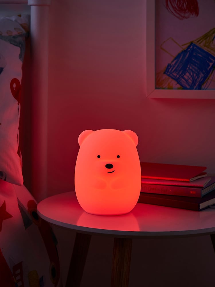 glow White Bear Rechargeable Wireless Night Light - Image 2 of 7