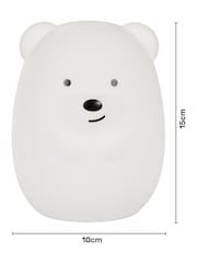 glow White Bear Rechargeable Wireless Night Light - Image 4 of 7