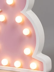 glow Pink Wooden Bunny Table Lamp - Image 3 of 5
