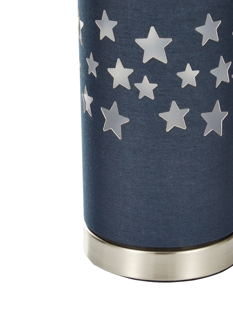 glow Blue Stars Laser Cut LED Table Lamp - Image 5 of 5