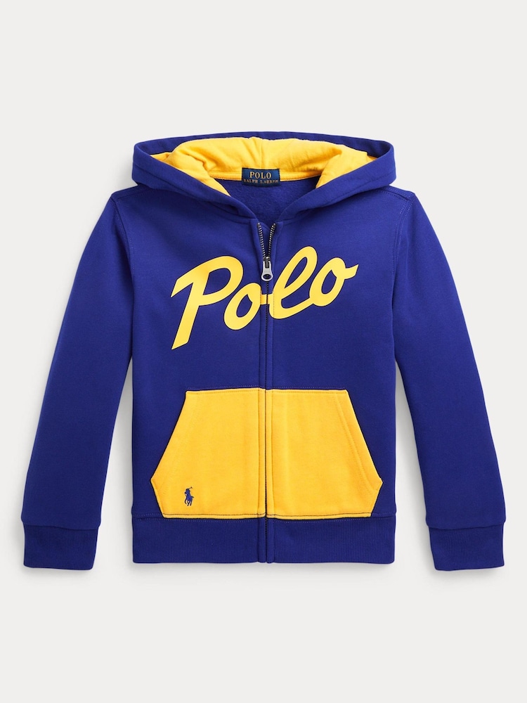 Polo Ralph Lauren Boys Yellow Royal Polo Hoodie - Image 1 of 2