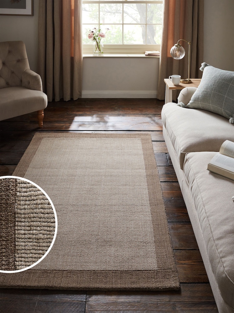 Dark Natural Darcy Rug - Image 1 of 7