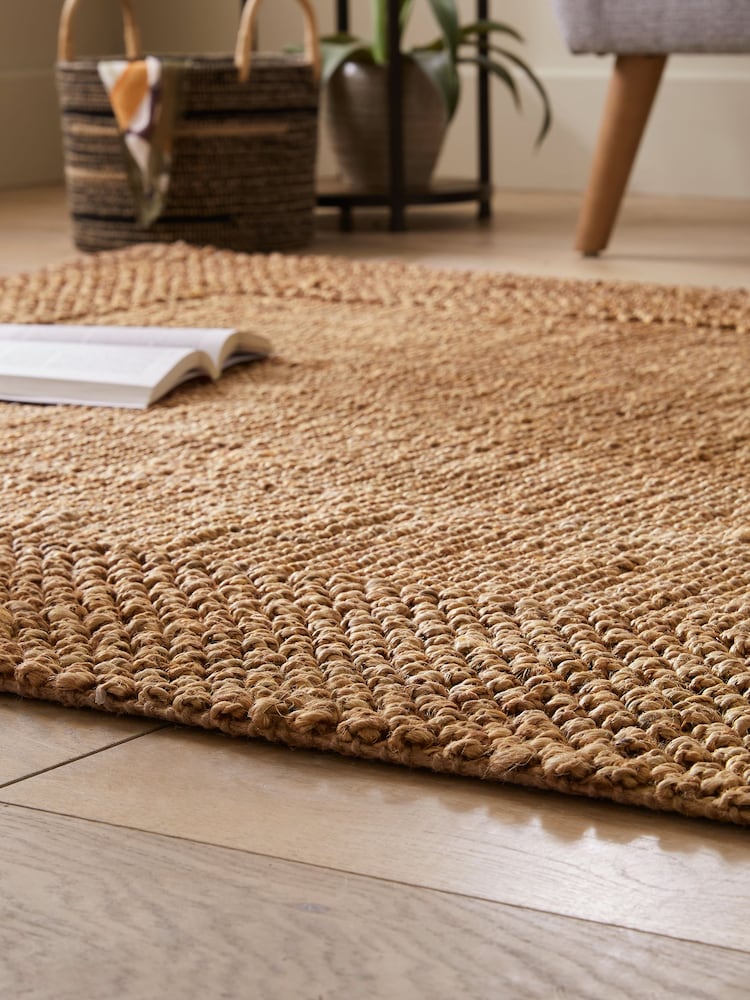 Natural Jute Border Rug - Image 2 of 6