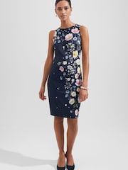 Hobbs Blue Moira Dress - Image 1 of 4