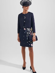Hobbs Blue Moira Dress - Image 3 of 4
