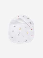 White Bright Character 3 Pack Regular Bibs - Image 2 of 4