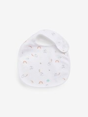 White Bright Character 3 Pack Regular Bibs - Image 3 of 4