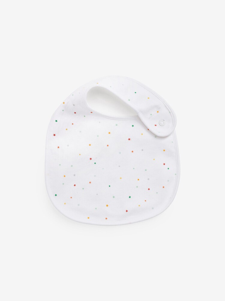 White Bright Character 3 Pack Regular Bibs - Image 4 of 4