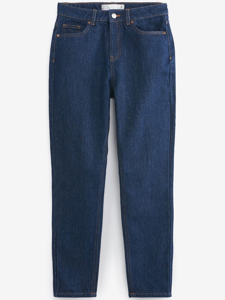 Rinse Blue Mom Jeans - Image 2 of 2