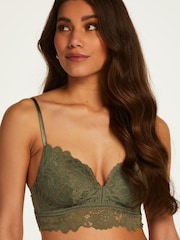 Hunkemöller Shiloh Padded Longline Non-Underwired Bra - Image 1 of 6