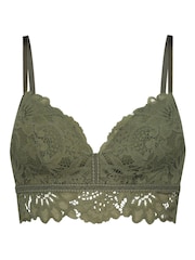 Hunkemöller Shiloh Padded Longline Non-Underwired Bra - Image 4 of 6