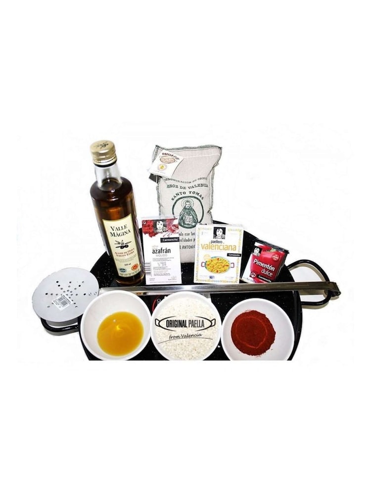 Original Paella Silver Garden Complete Paella Starter Set With 36cm Enamelled Paella Pan - Image 2 of 3