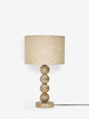 Natural Palmer Wood Table Lamp - Image 6 of 8