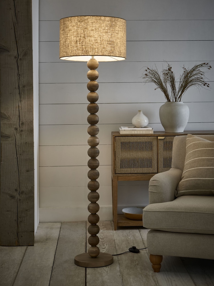 Natural Palmer Floor Lamp - Image 1 of 8