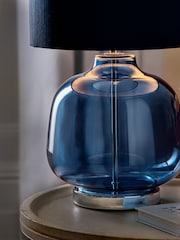 Navy Blue 1 Connor Table Lamp - Image 3 of 7
