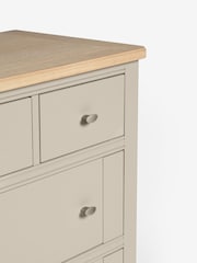 Stone Hampton Painted Oak Collection 5 Drawer Tall Chest Of Drawers - Image 6 of 7