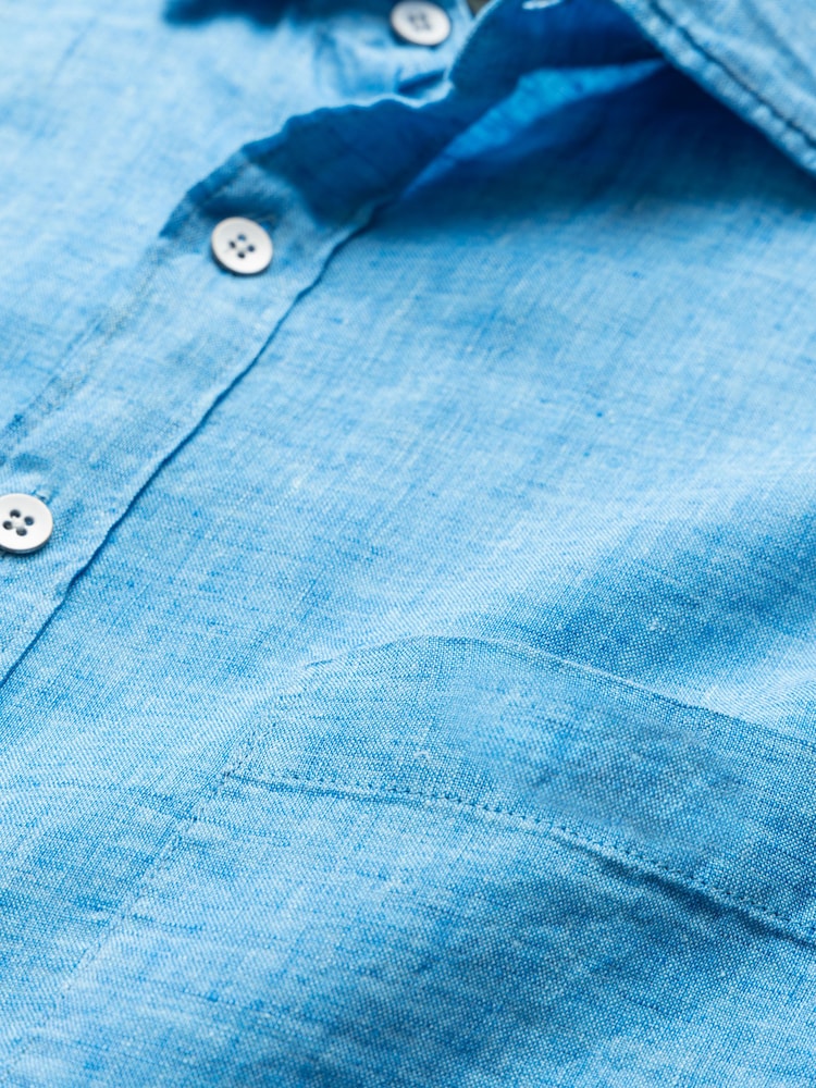 Rodd & Gunn Blue Coromandel Sports Fit Shirt - Image 2 of 2