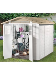 Shire White Tuscany Evo PVC Shed - Image 1 of 7