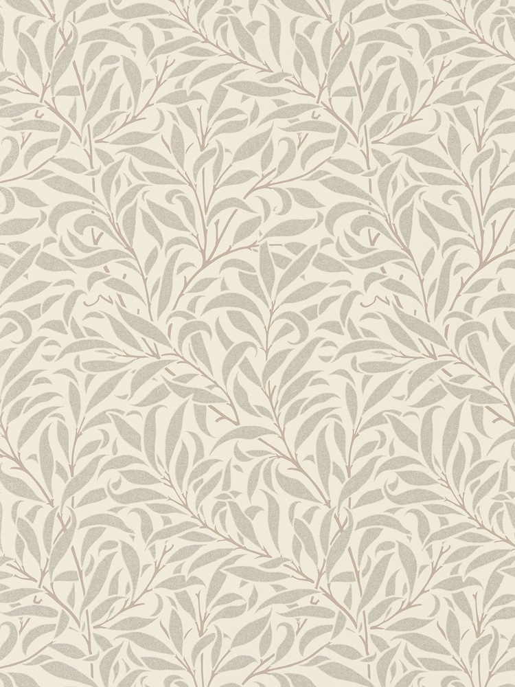 Morris & Co. Natural Pure Willow Bough 10.05M Wallpaper - Image 1 of 1