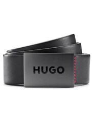 HUGO Black Gary Belt - Image 1 of 5