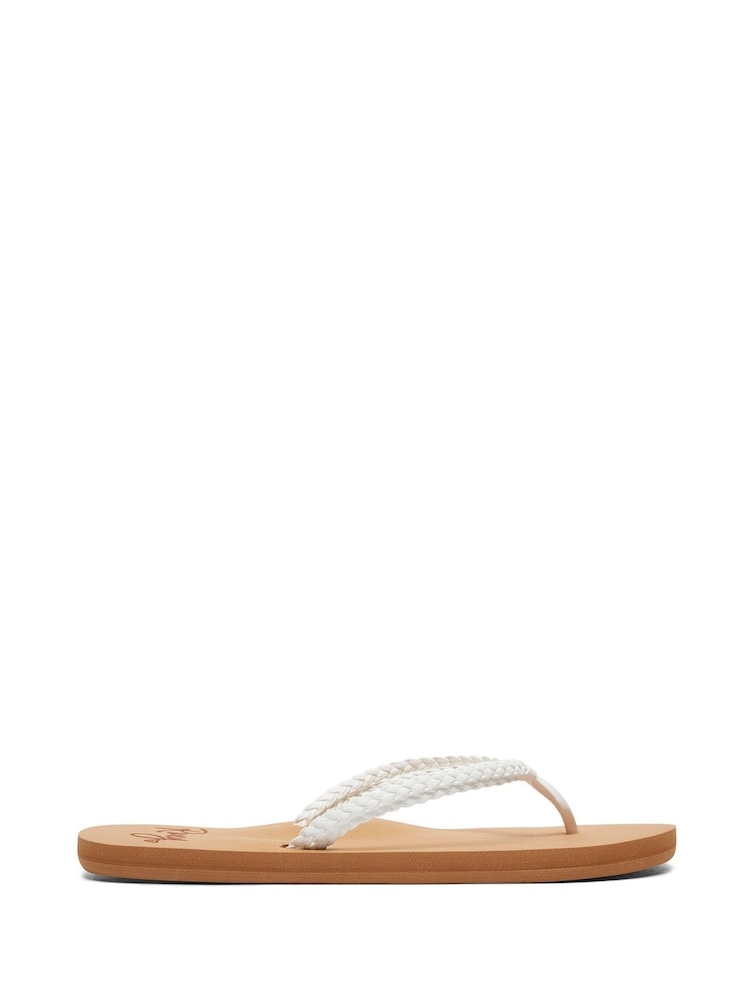 Roxy Womens White Sandals - Image 1 of 4